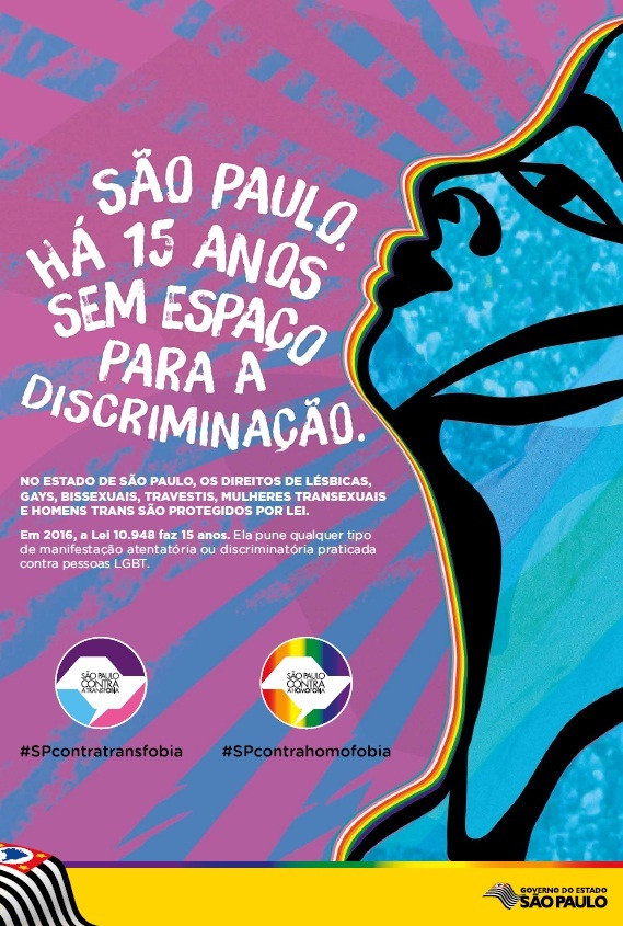 Campanha contra discriminação a LGBT no metrô de São Paulo