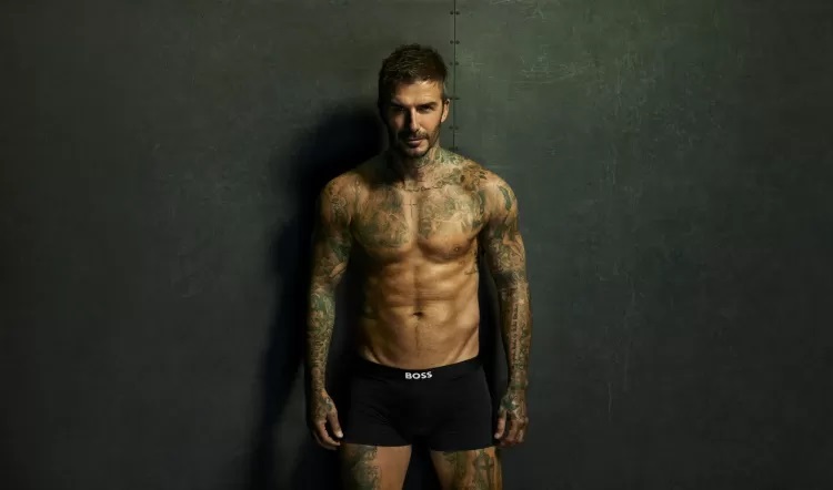 David Beckham sarado de cueca