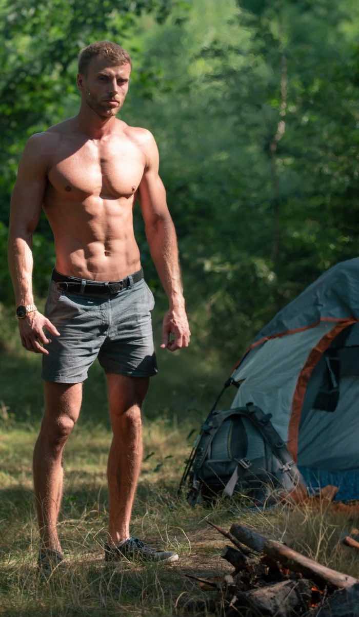 hunter camping gay sexo 