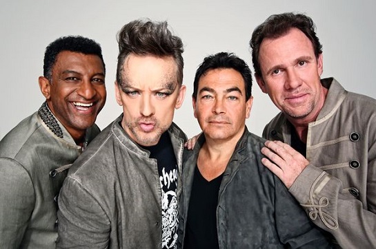 Mikey Craig, Boy George, Jon Moss e Roy Hay em foto atual do Culture Club