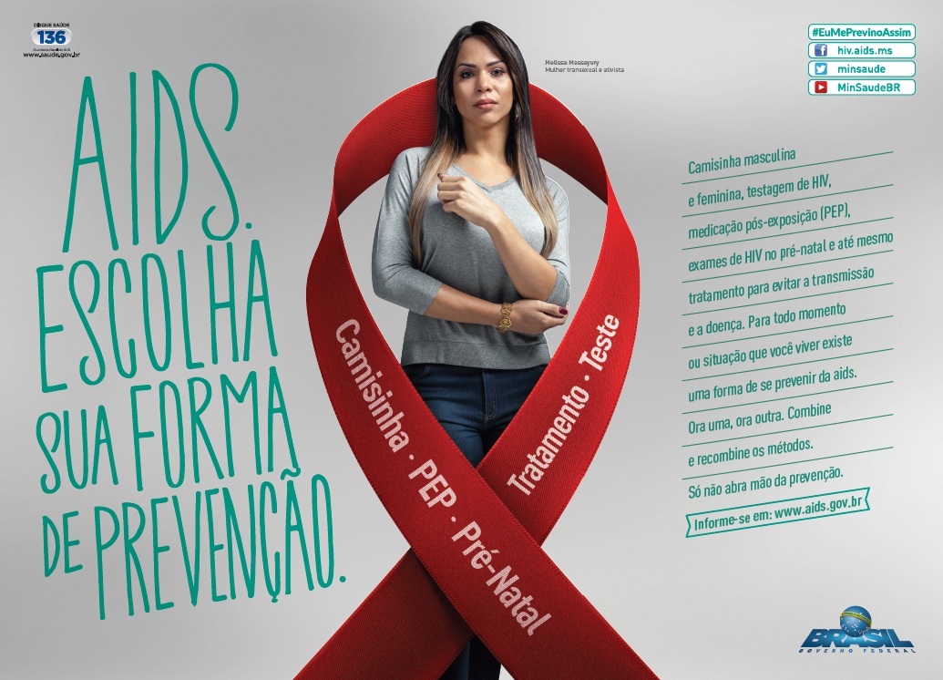 cartaz ministério da saude 2016 hiv aids