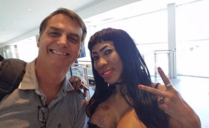 Inês Brasil elogia Jair Bolsonaro