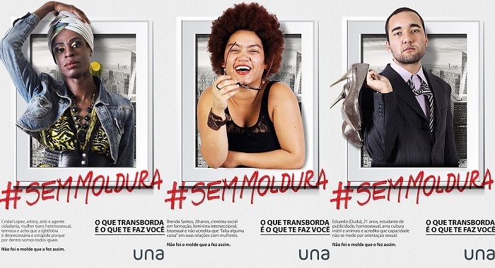 Una faz campanha contra discriminação a LGBT