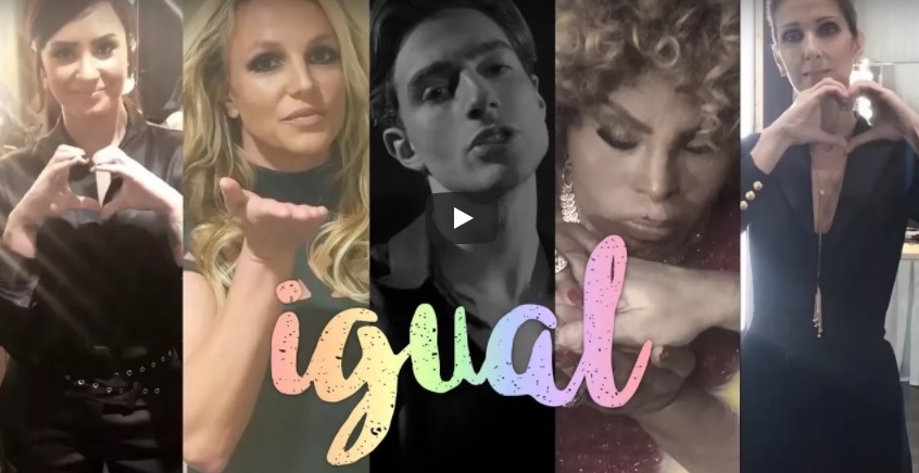 Yann lança clipe de 'Igual' com Britney, Demi Lovato, Céline Dion e outros famosos