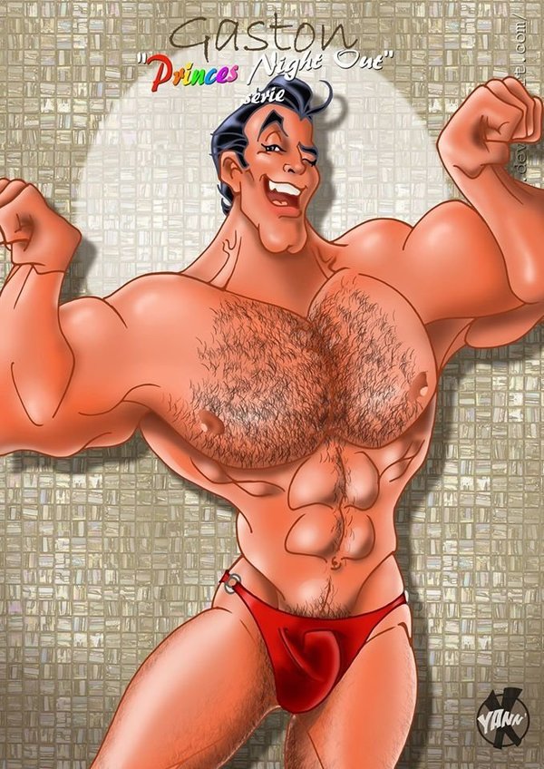 Yann'x transforma personagens e príncipes da Disney em desenhos gays e super sexy