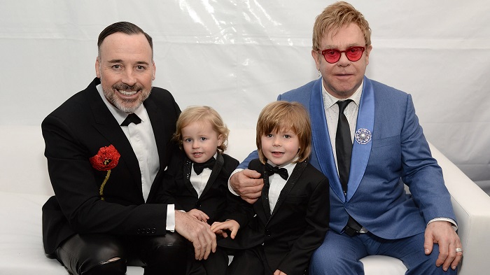 Pais gays famosos: Elton John e David Furnish