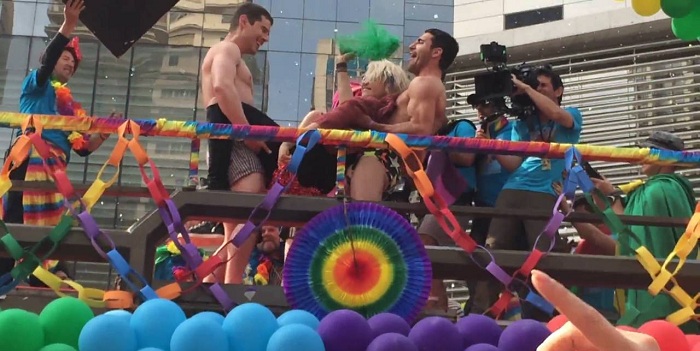 Sense8 na Parada LGBT de São Paulo